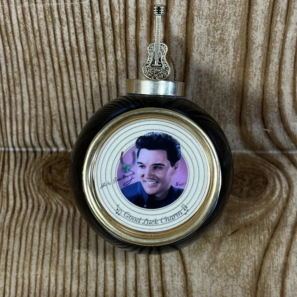 Elvis Presley The Bradford Exchange 1999 Porcelain Ornaments Set Of‎ 4
